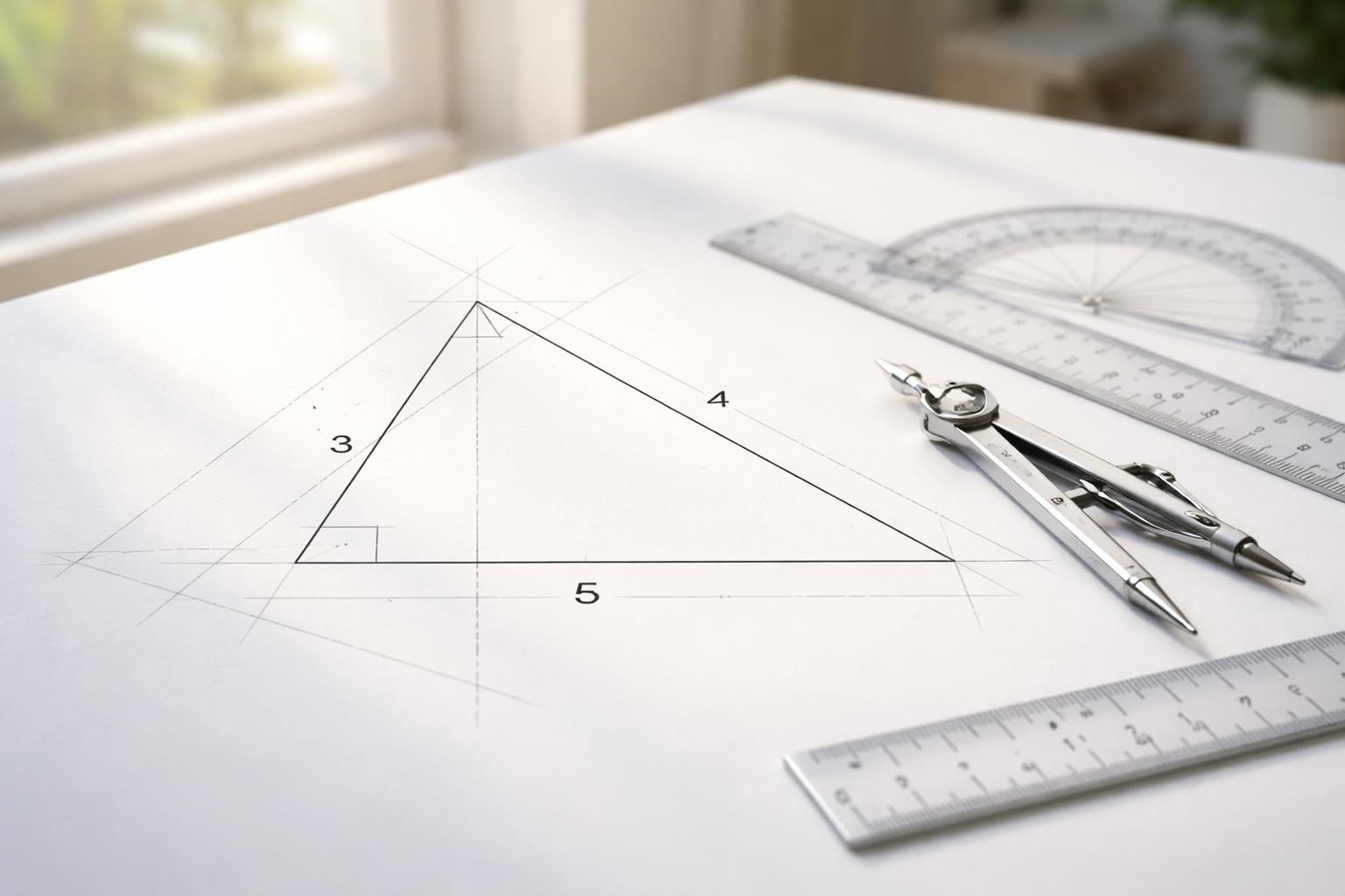 apprenez la méthode 3/4/5 de pythagore pour calculer facilement les dimensions d'un triangle et simplifier vos problèmes de géométrie.
