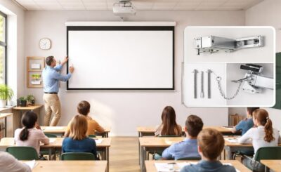 découvrez notre guide complet pour installer un écran de projection en école : conseils sur le placement, la hauteur idéale et les mesures de sécurité à respecter pour un environnement optimal.