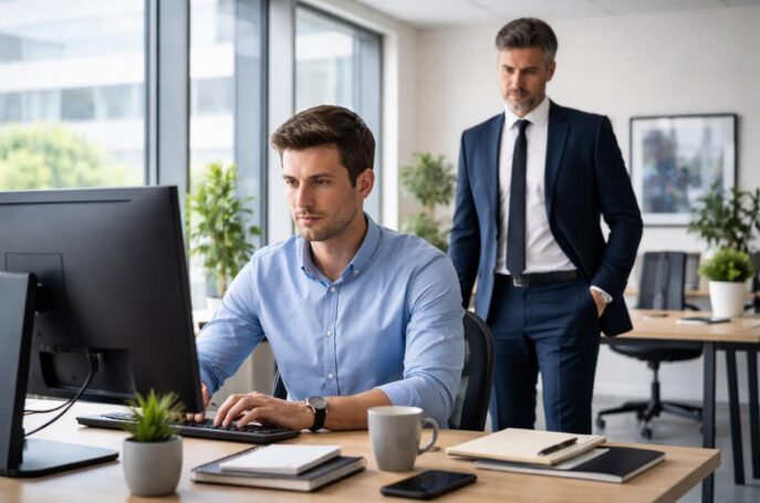 découvrez quoi faire si votre patron vous regarde souvent pendant que vous travaillez. conseils pour comprendre ses intentions et gérer cette situation au bureau.