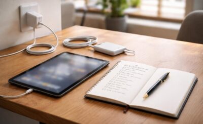 préparez efficacement votre ipad avant la conférence avec notre check-list essentielle : vérification hors ligne, batterie, et sauvegarde pour ne rien oublier.