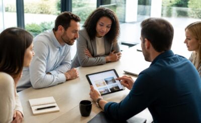 découvrez comment partager des documents en direct au sein d'un groupe grâce à une tablette tactile, pour une collaboration efficace et instantanée.