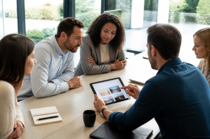découvrez comment partager des documents en direct au sein d'un groupe grâce à une tablette tactile, pour une collaboration efficace et instantanée.