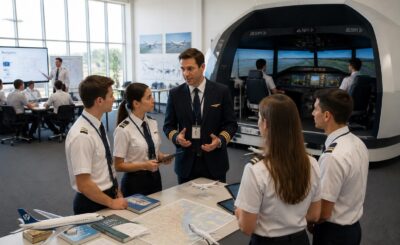 découvrez notre formation complète de pilote de ligne, alliant théorie et pratique pour vous préparer efficacement à une carrière d'excellence dans l'aviation.